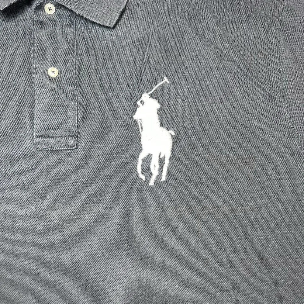 POLO Ralph Lauren Polo Shirt Men's 2XLT Black Big Pony #3 Sleeve Classic Fit‎